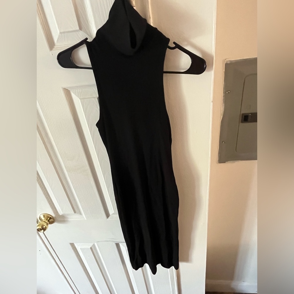 Zara Black Turtleneck Dress